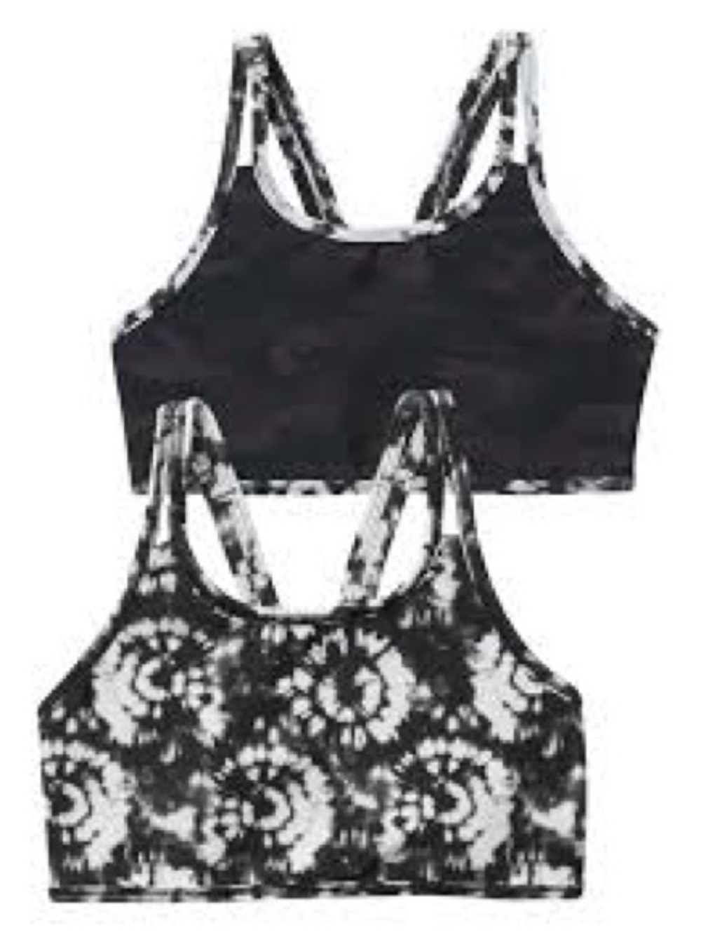 Athleta Girl Camo Tie Dye Reversible Camo Tie Dye Bikini Top XL/14 NWT